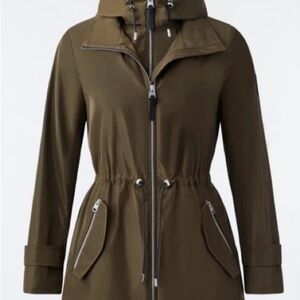 Gorgeous Mackage Women's Olive Hooded Trench Parka